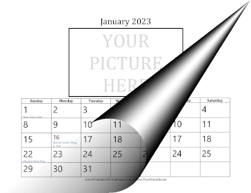 2023 Picture 3x5 Calendar