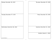 12/26/2022 Weekly Calendar-landscape calendar