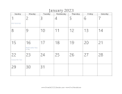 2022 2023 Calendar Free Printables - World of Printables