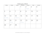 2023 Weekly Calendar, 12 Month Calendar