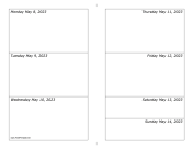 05/08/2023 Weekly Calendar-landscape calendar