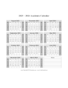 2023-2024 Academic Calendar calendar