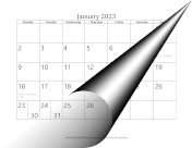 2023 Calendar with Monday Start